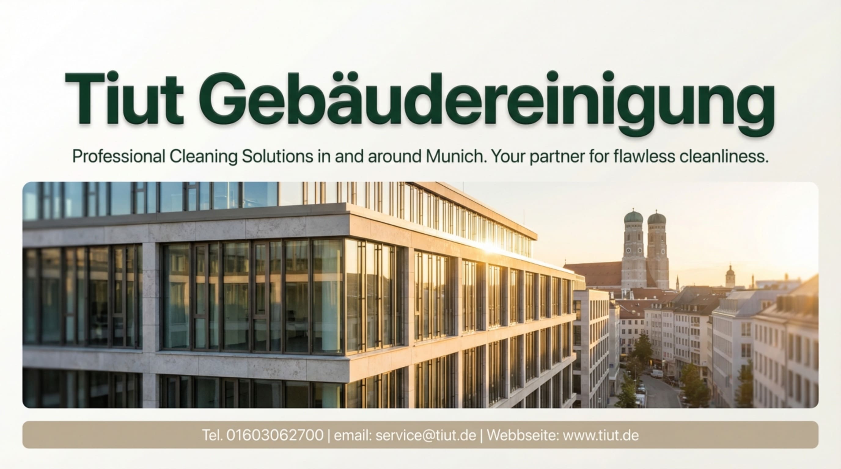 Moderne Gebäudereinigung in München