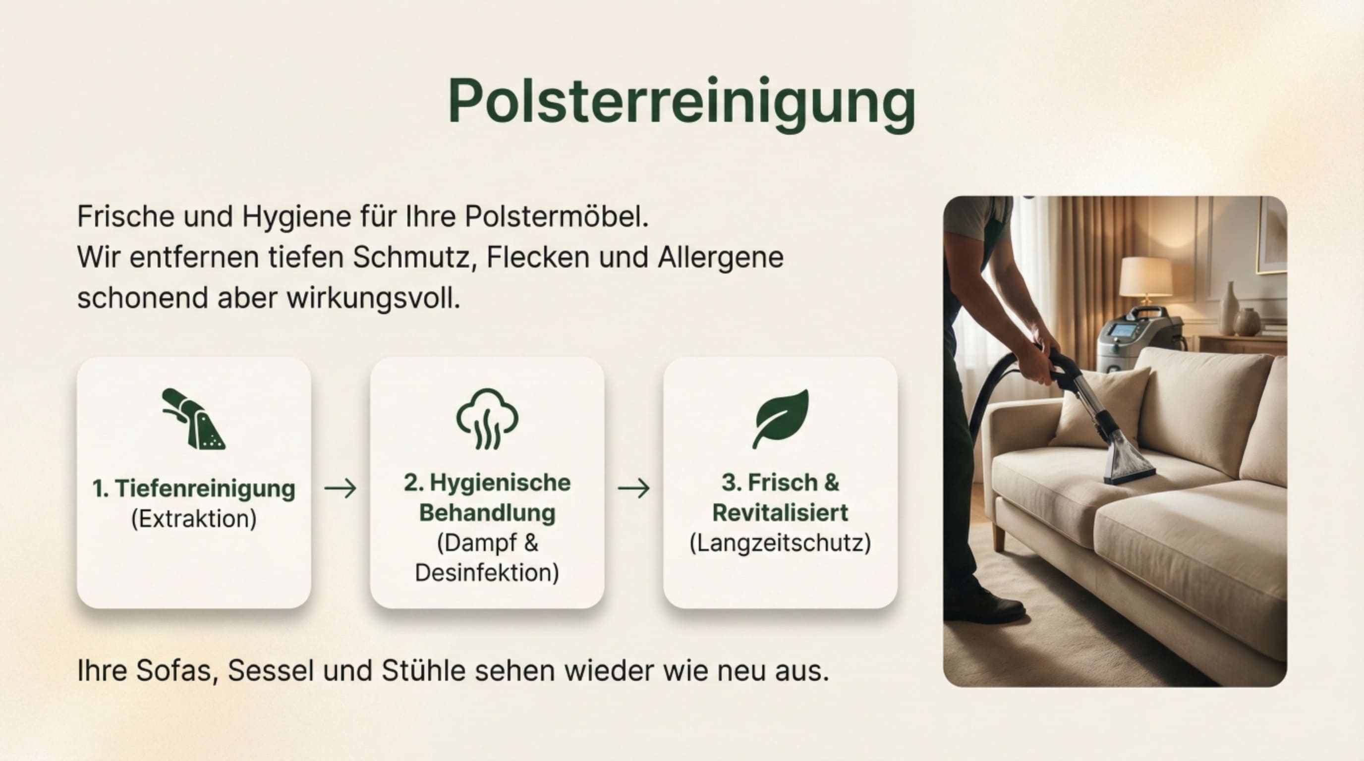 Polsterreinigung